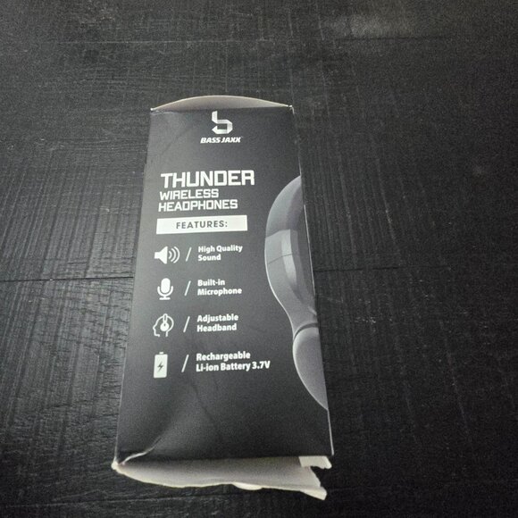 BASS JAXX- Bluetooth Thunder Wireless Headphones with DJ Style Ear Cushions. - Picture 4 of 7